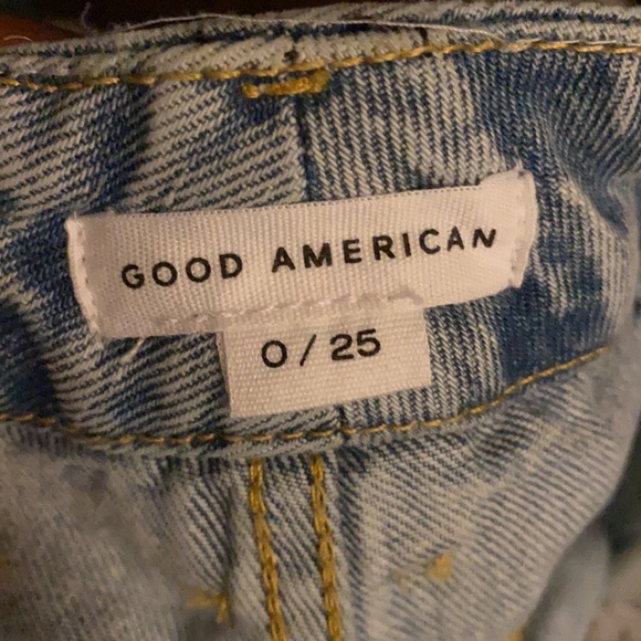 Good American 90s Duster high rise crop straight jean - Picture 3 of 3